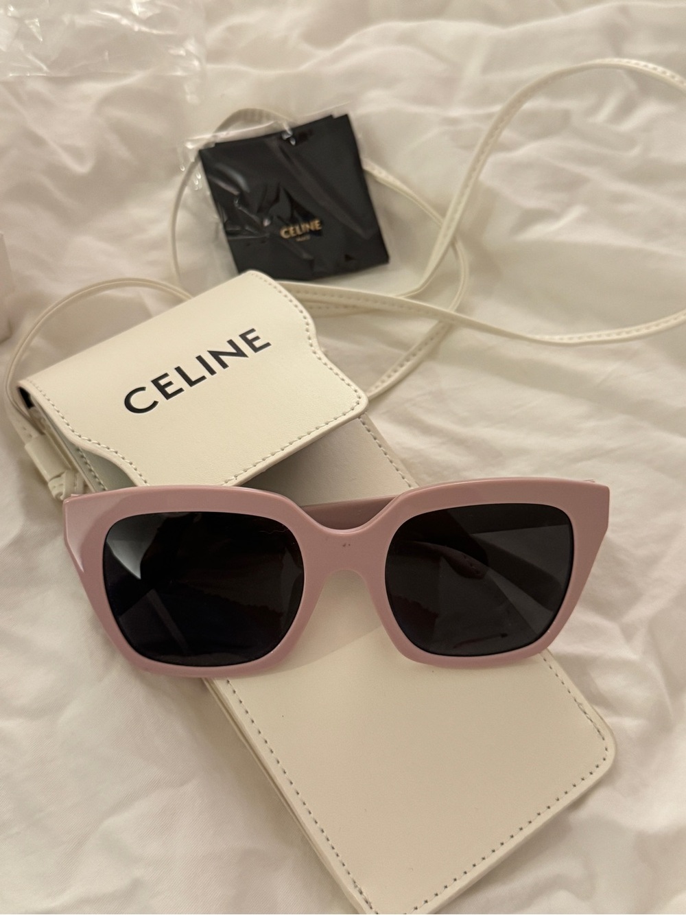 Celine Eyewear Monochroms square sunglasses - Pink